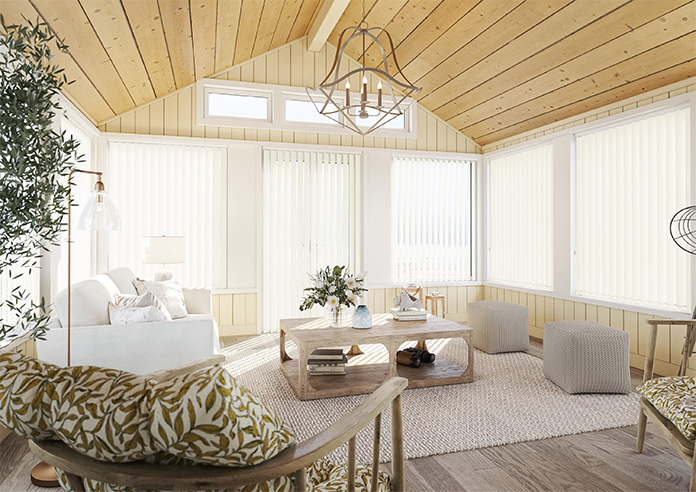 Roma, Oxford Cream - Vertical Blind - Image 7